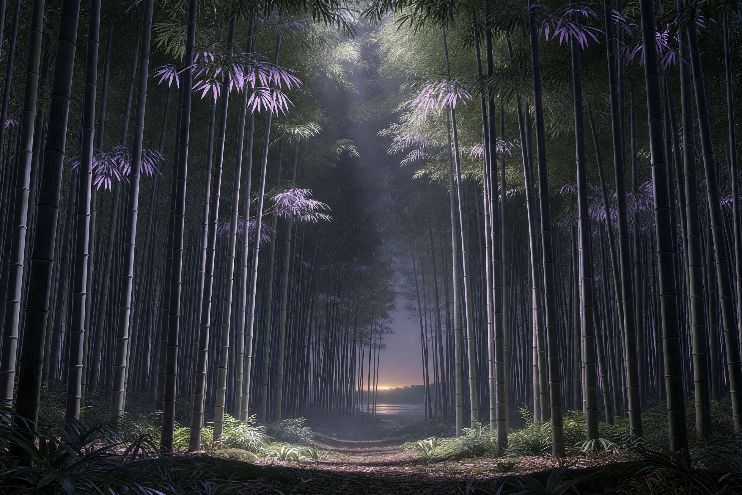 竹林の月光