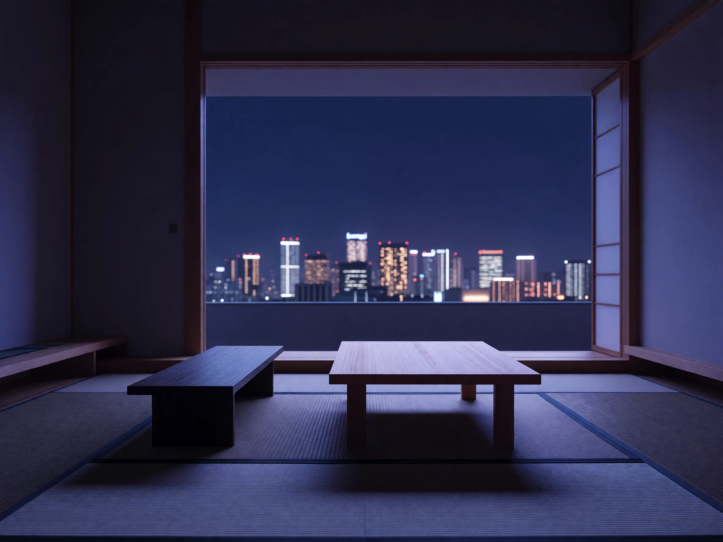 深夜の映像